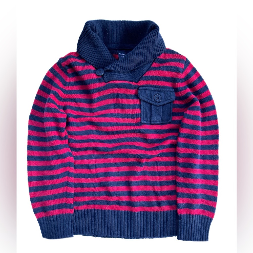 Baby Gap tall collar sweater / 5 boy